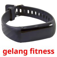 gelang fitness picture flashcards