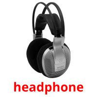 headphone picture flashcards