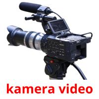 kamera video picture flashcards