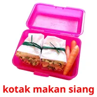 kotak makan siang Tarjetas didacticas