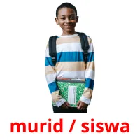 murid / siswa Tarjetas didacticas