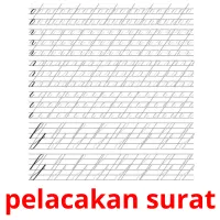 pelacakan surat Tarjetas didacticas