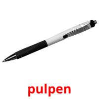 pulpen picture flashcards