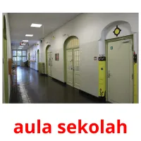 aula sekolah cartes flash