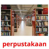 perpustakaan picture flashcards