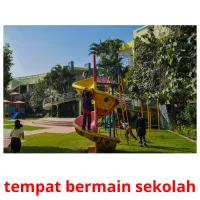 tempat bermain sekolah cartes flash