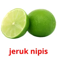 jeruk nipis Tarjetas didacticas