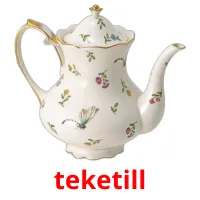 teketill billedkort for børn med billeder