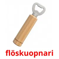 flöskuopnari billedkort for børn med billeder