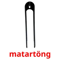 matartöng billedkort for børn med billeder