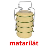 matarílát billedkort for børn med billeder