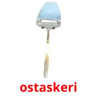 ostaskeri billedkort for børn med billeder