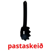 pastaskeið billedkort for børn med billeder