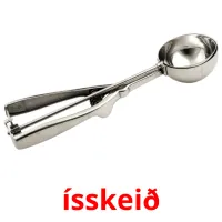 ísskeið billedkort for børn med billeder