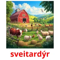 sveitardýr kuvakortit