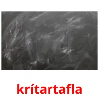 krítartafla kuvakortit