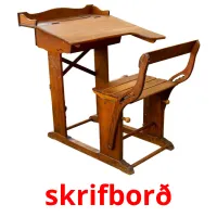 skrifborð kuvakortit