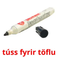 túss fyrir töflu kuvakortit