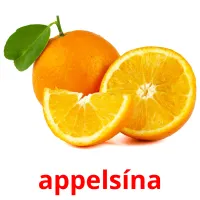 appelsína billedkort for børn med billeder