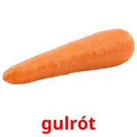 gulrót billedkort for børn med billeder