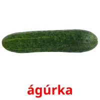 ágúrka billedkort for børn med billeder