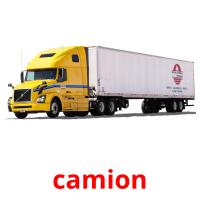 camion picture flashcards