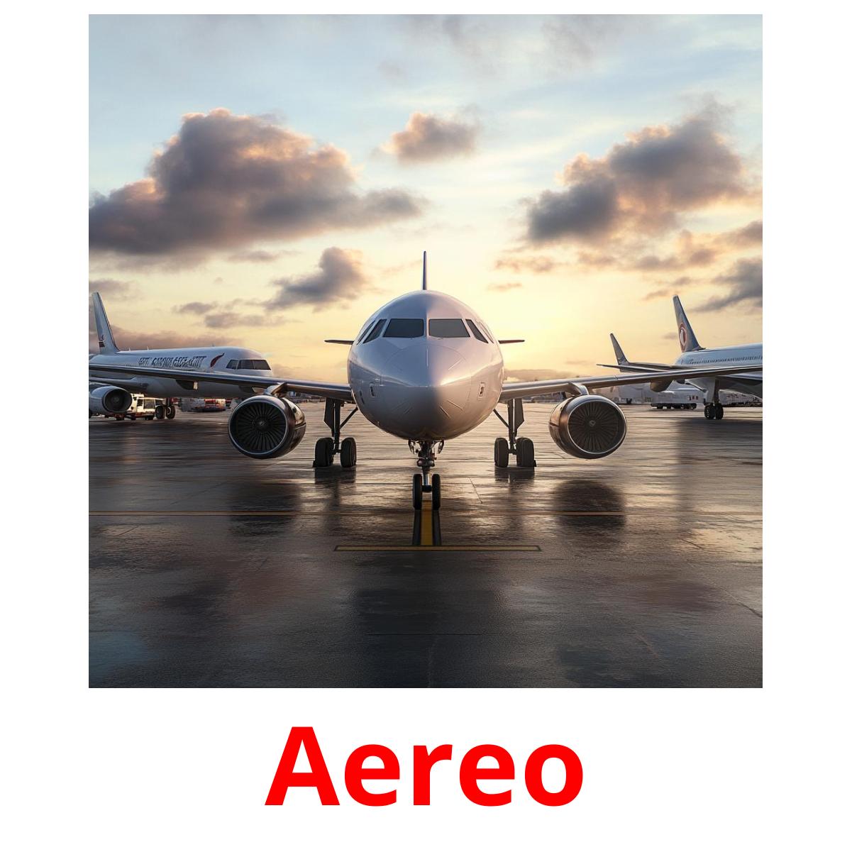 Aereo flashcards illustrate