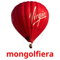 mongolfiera Tarjetas didacticas