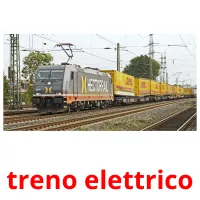 treno elettrico ansichtkaarten