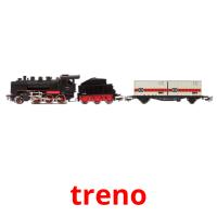 treno flashcards illustrate