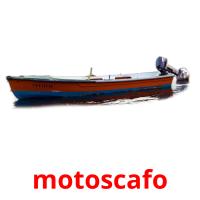 motoscafo flashcards illustrate