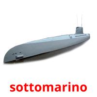 sottomarino cartões com imagens