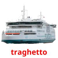 traghetto flashcards illustrate