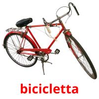 bicicletta Bildkarteikarten
