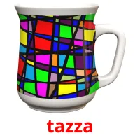 tazza picture flashcards