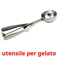 utensile per gelato cartes flash