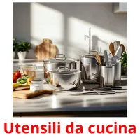 Utensili da cucina cartes flash