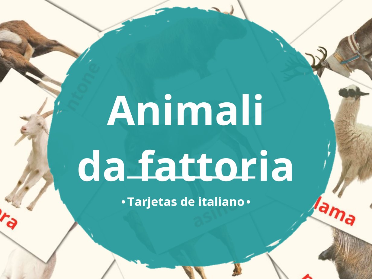 Animales de la Granja en Italiano - Animales de la Granja