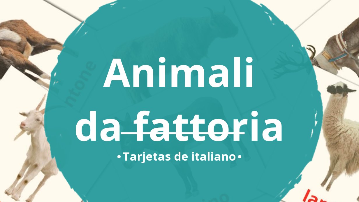 Animales de la Granja en Italiano - Animales de la Granja