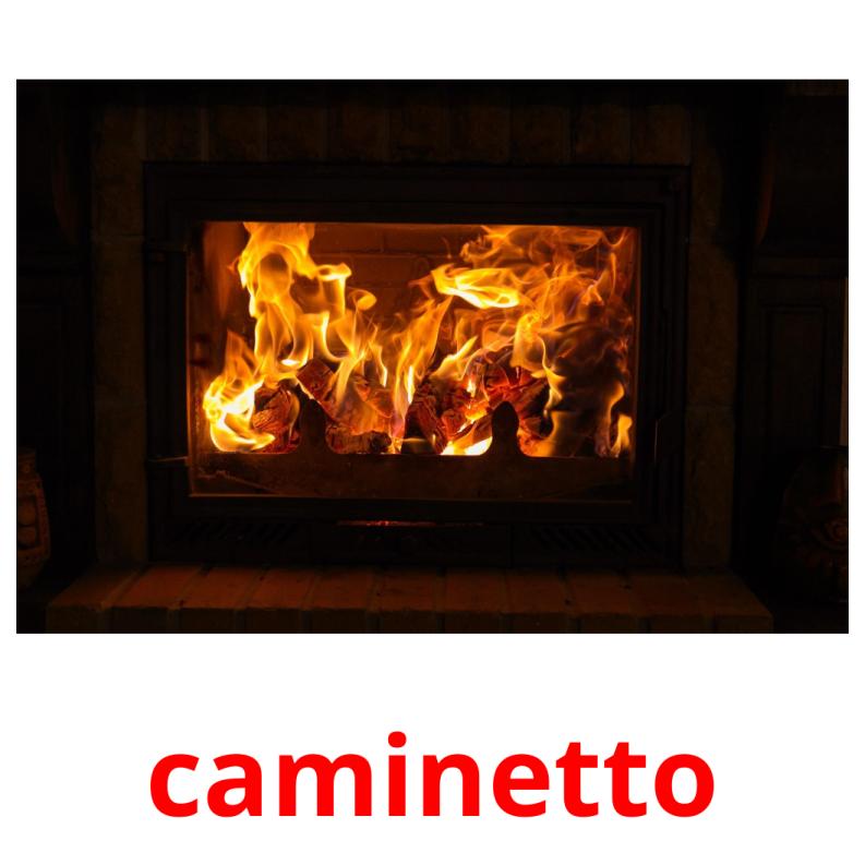 caminetto picture flashcards