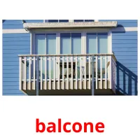 balcone cartões com imagens