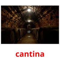 cantina cartões com imagens