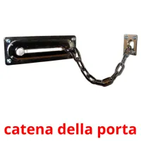 catena della porta cartões com imagens