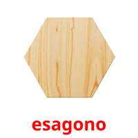 esagono picture flashcards