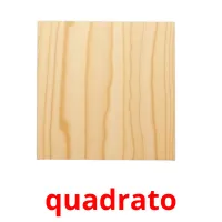 quadrato picture flashcards