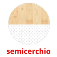 semicerchio picture flashcards