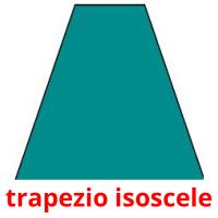 trapezio isoscele flashcards illustrate