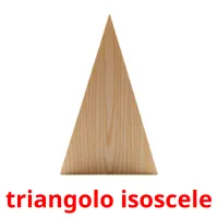 triangolo isoscele picture flashcards