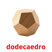 dodecaedro flashcards illustrate