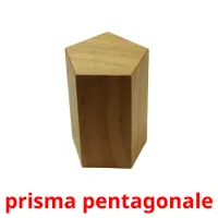 prisma pentagonale flashcards illustrate